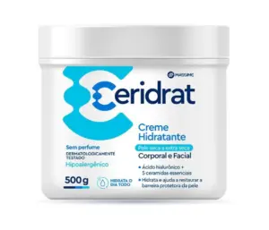 Ceridrat Creme Hidratante Sem Perfume – Hidratação Intensiva para Peles Sensíveis